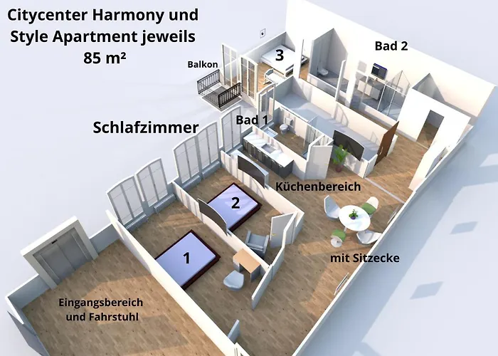 شقة Residenz City-center *